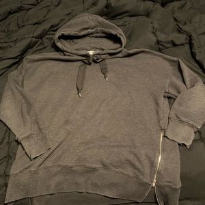 Dark Grey Hooded Sweatshirt